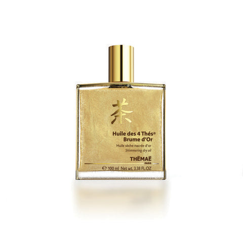 Huile Des 4 Thés Brume D´Or Shimmering Dry Oil - Thémaé - The Beauty Blazers - Themae