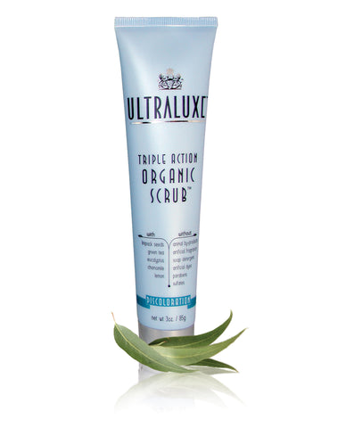 Triple Action Organic Scrub - Discoloration - UltraLuxe - The Beauty Blazers - UltraLuxe